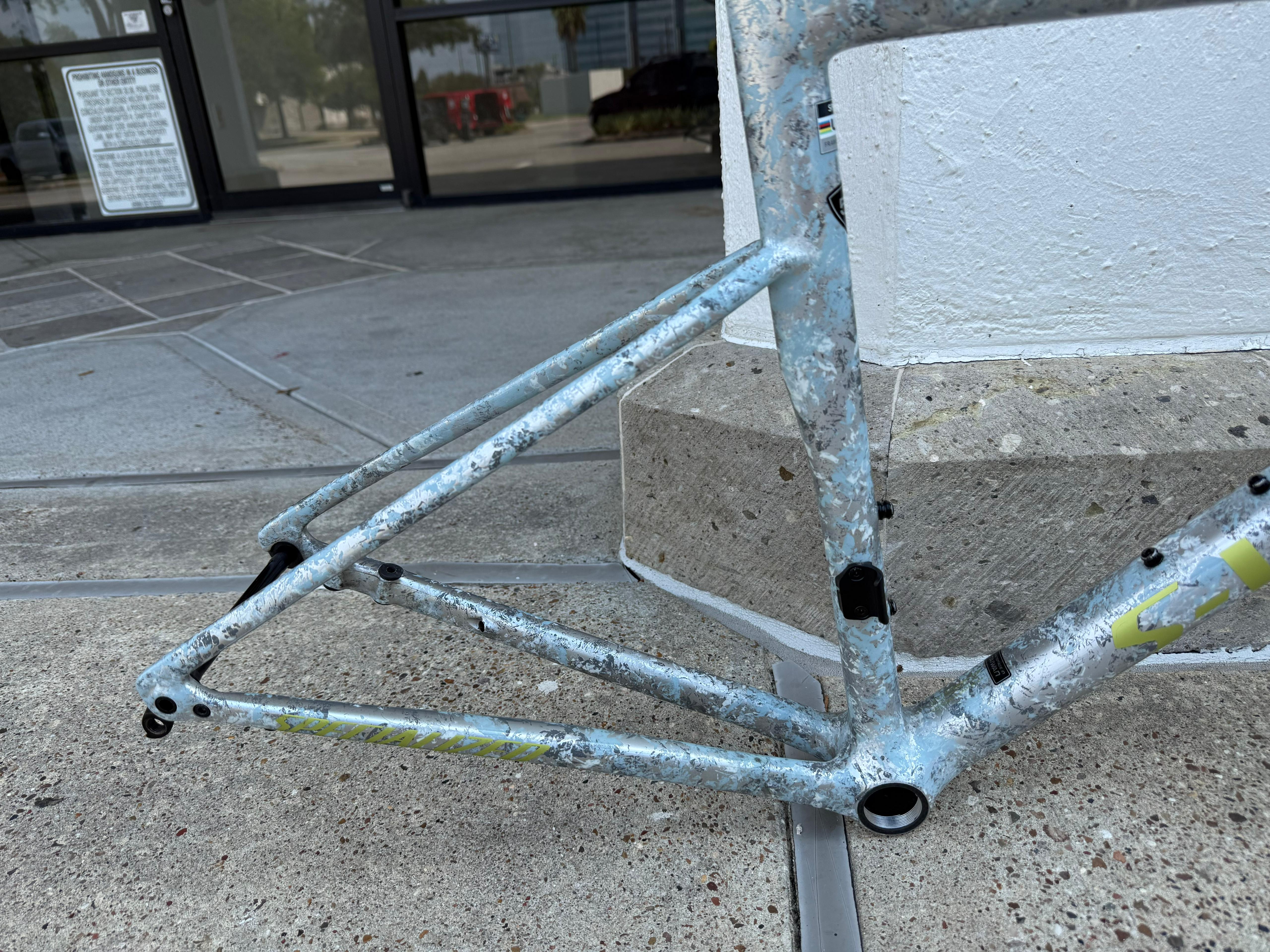 2026 Specialized S-Works Tarmac SL8 Size 52cm Liquid Silver/Multi Color Dry Impasto Pre-Owned