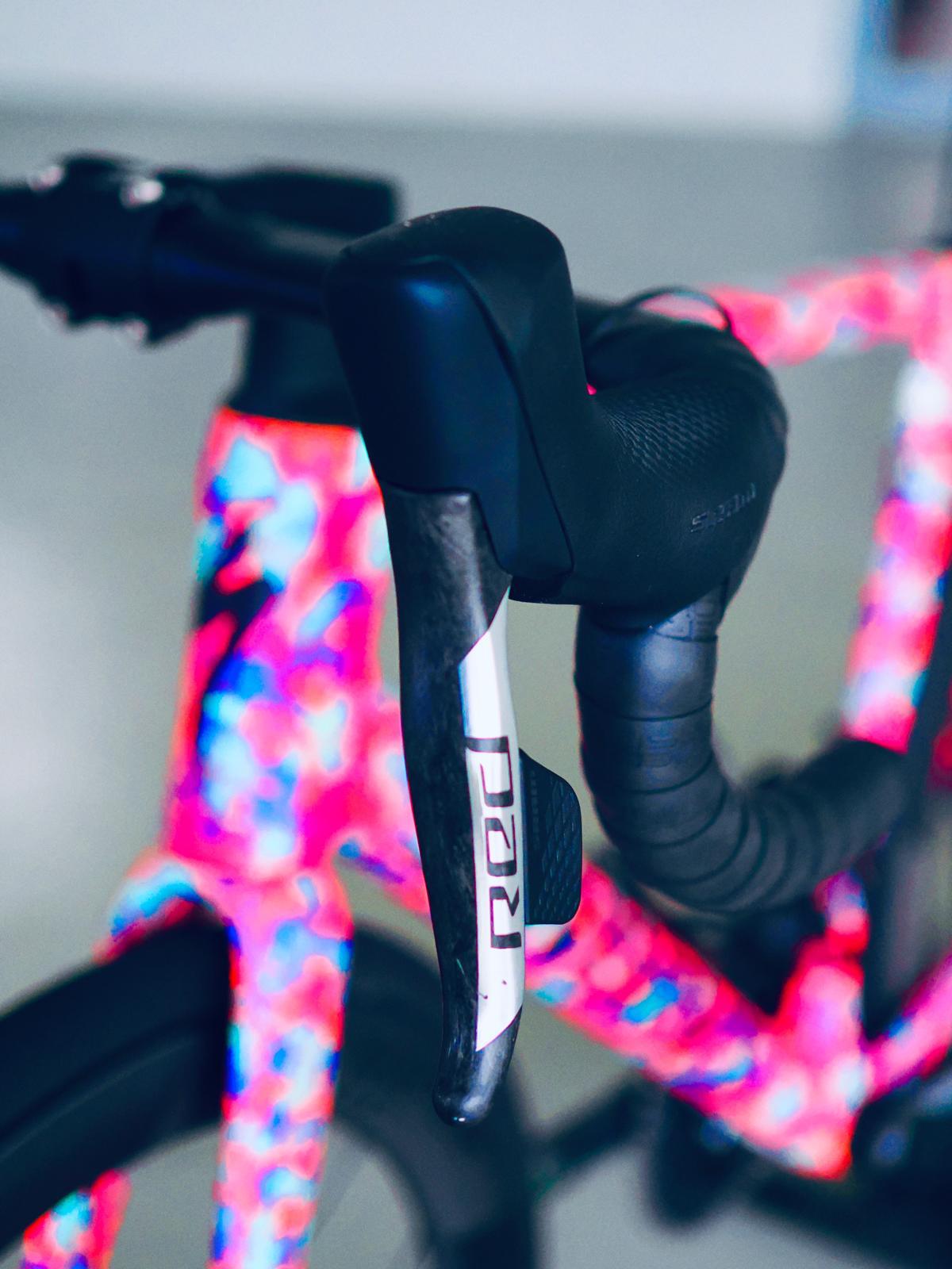 2023 Tarmac SL7 S works Gloss Marble Lagoon Sram red axs Roval CLX II Size 56 Pre-Owned