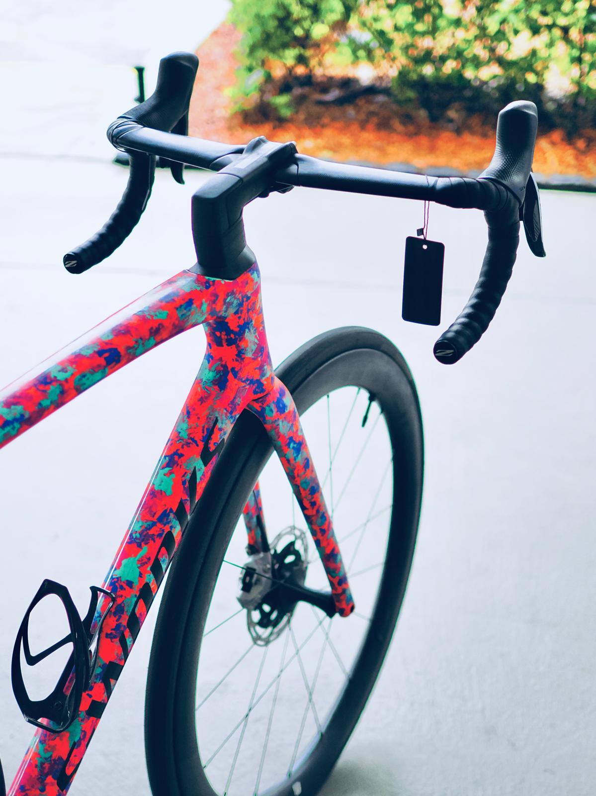 2023 Tarmac SL7 S works Gloss Marble Lagoon Sram red axs Roval CLX II Size 56 Pre-Owned