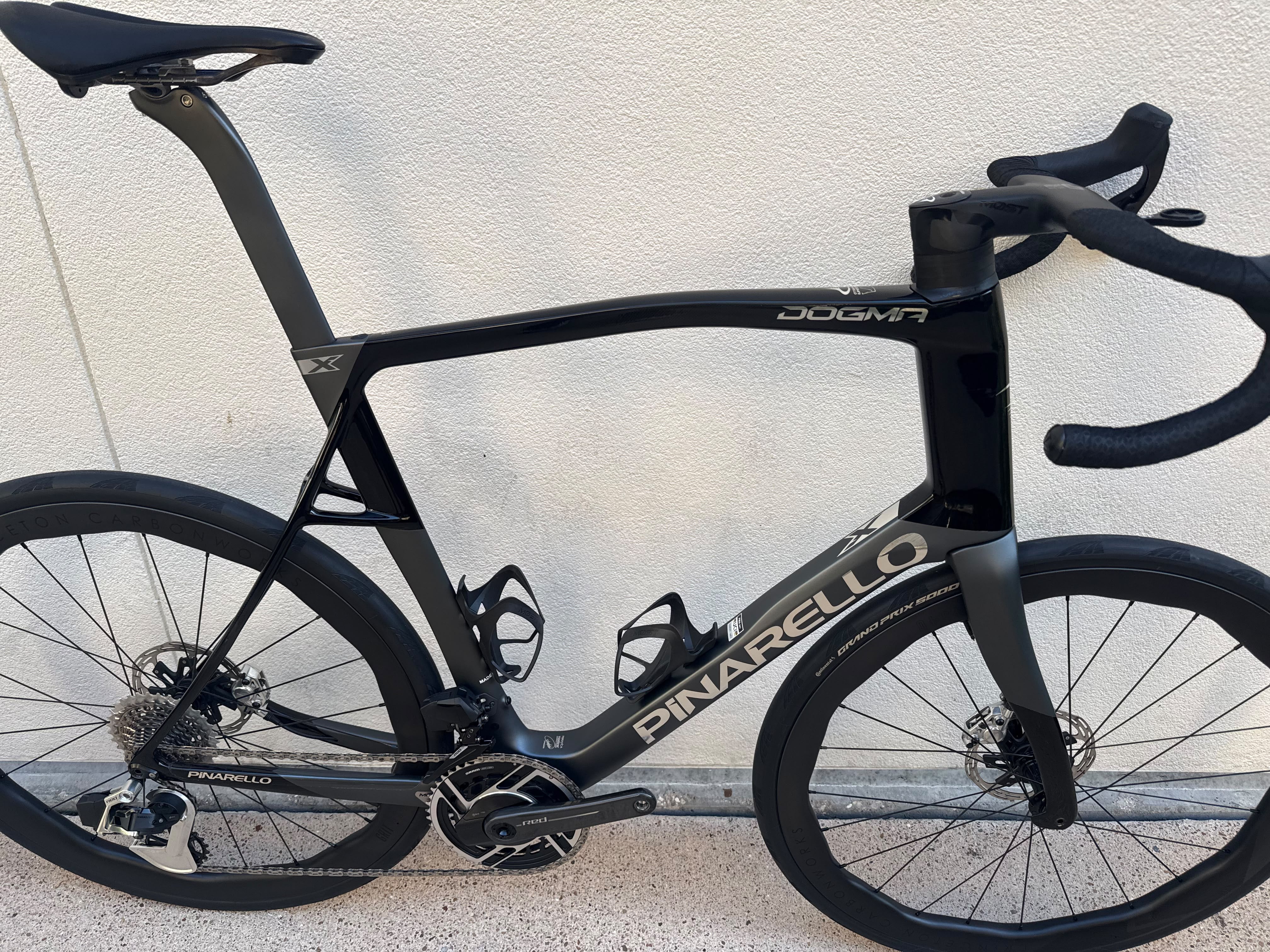 Dogma X Sram Red AXS E1 Power Meter Xolar Black 62 (Demo)