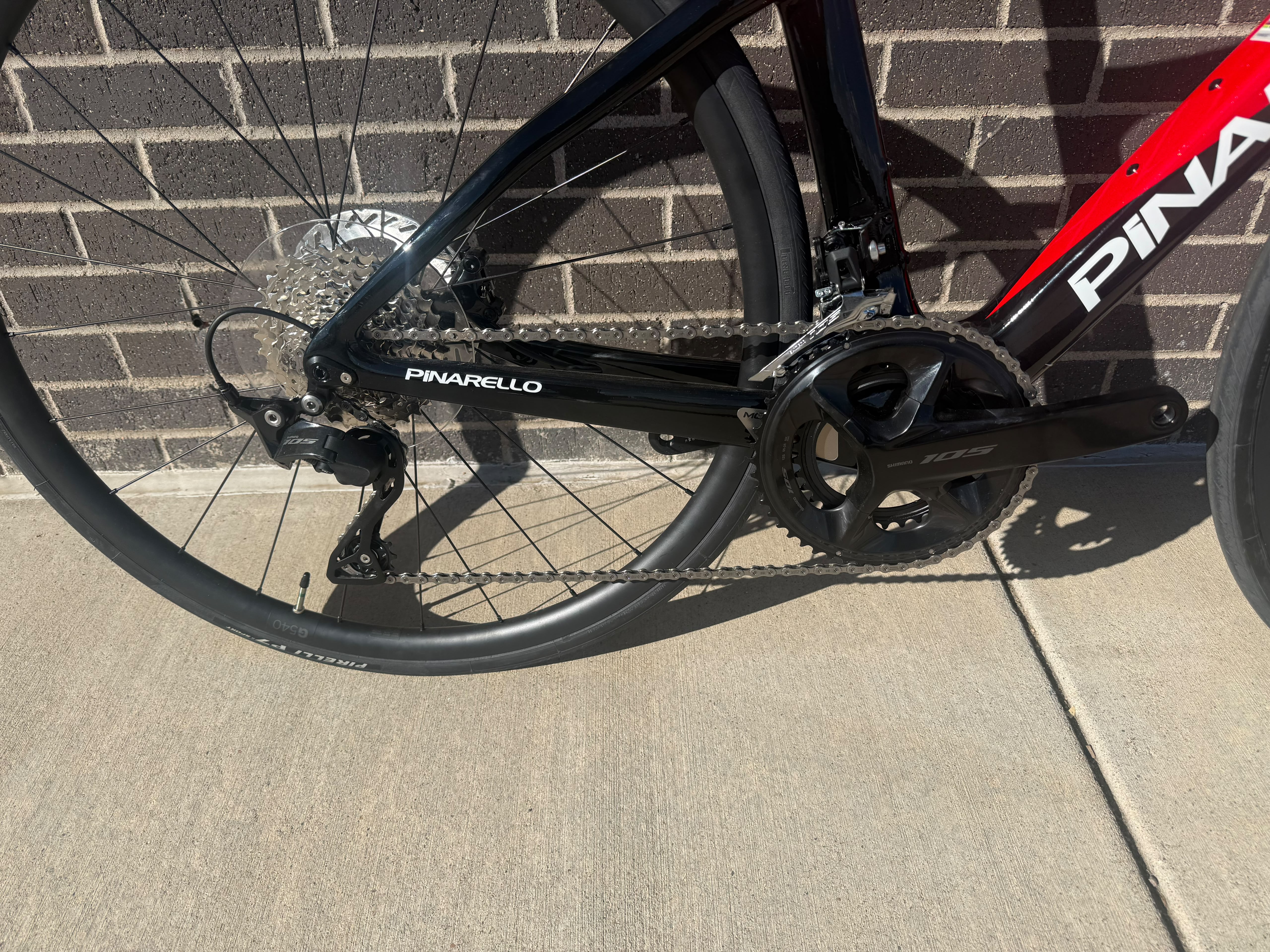 2024 Pinarello F7 Frame Build with Shimano 105 Mech size 46.5 Pre-Owned