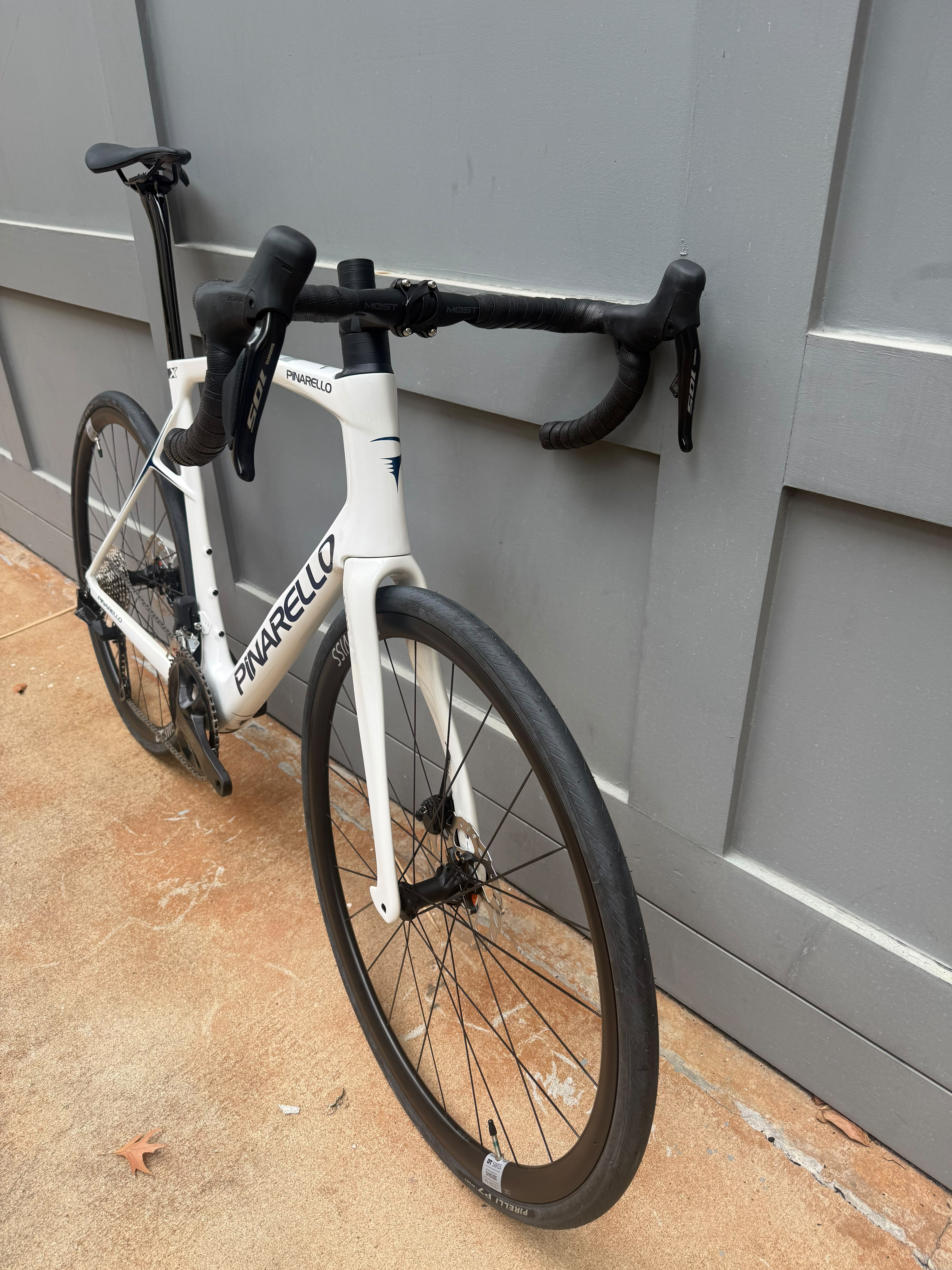2025 Pinarello X5 Crystal White NEW 56cm Pre-Owned