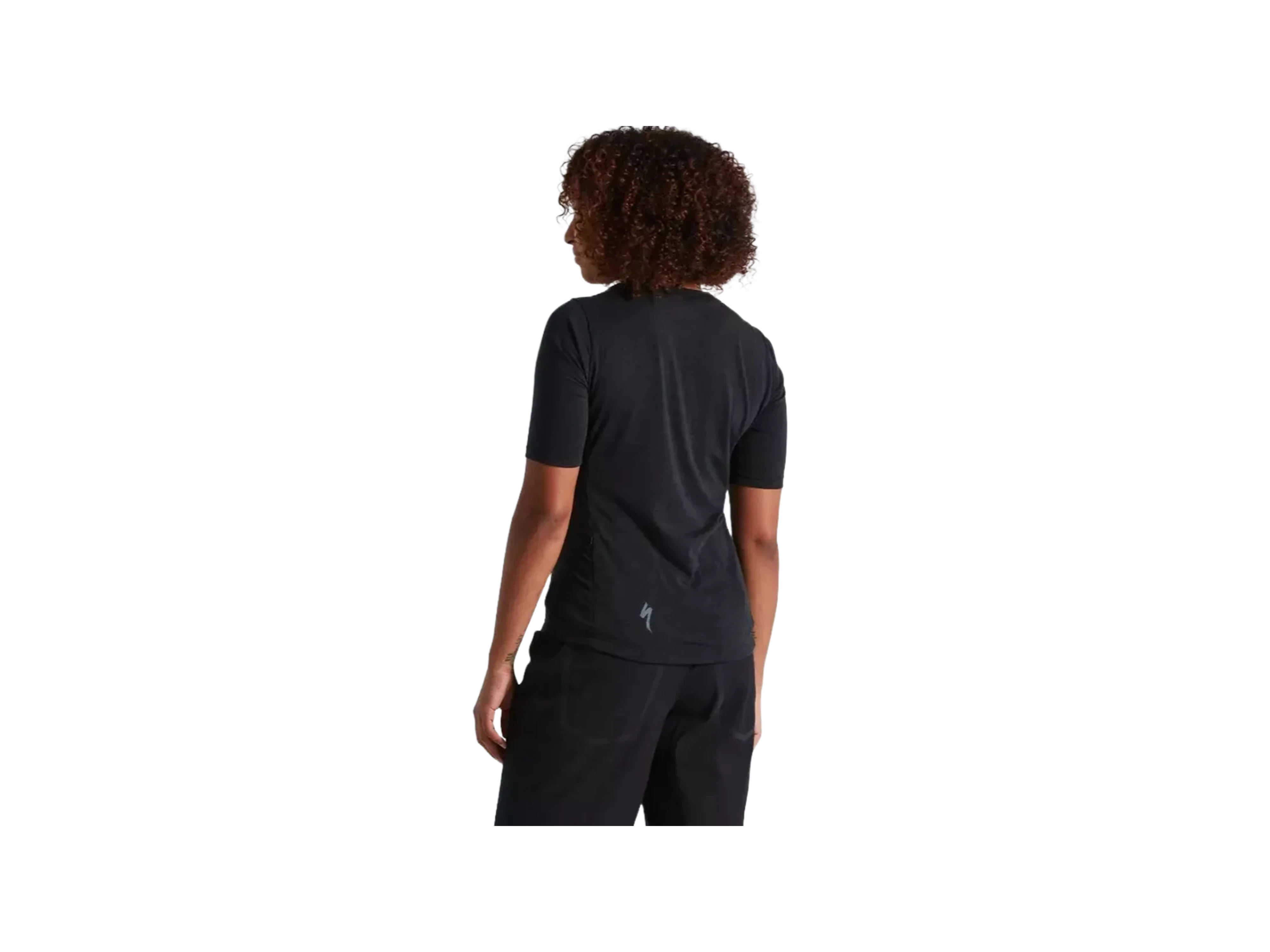 Women's ADV Short Sleeve Jersey_Black_Back.webp