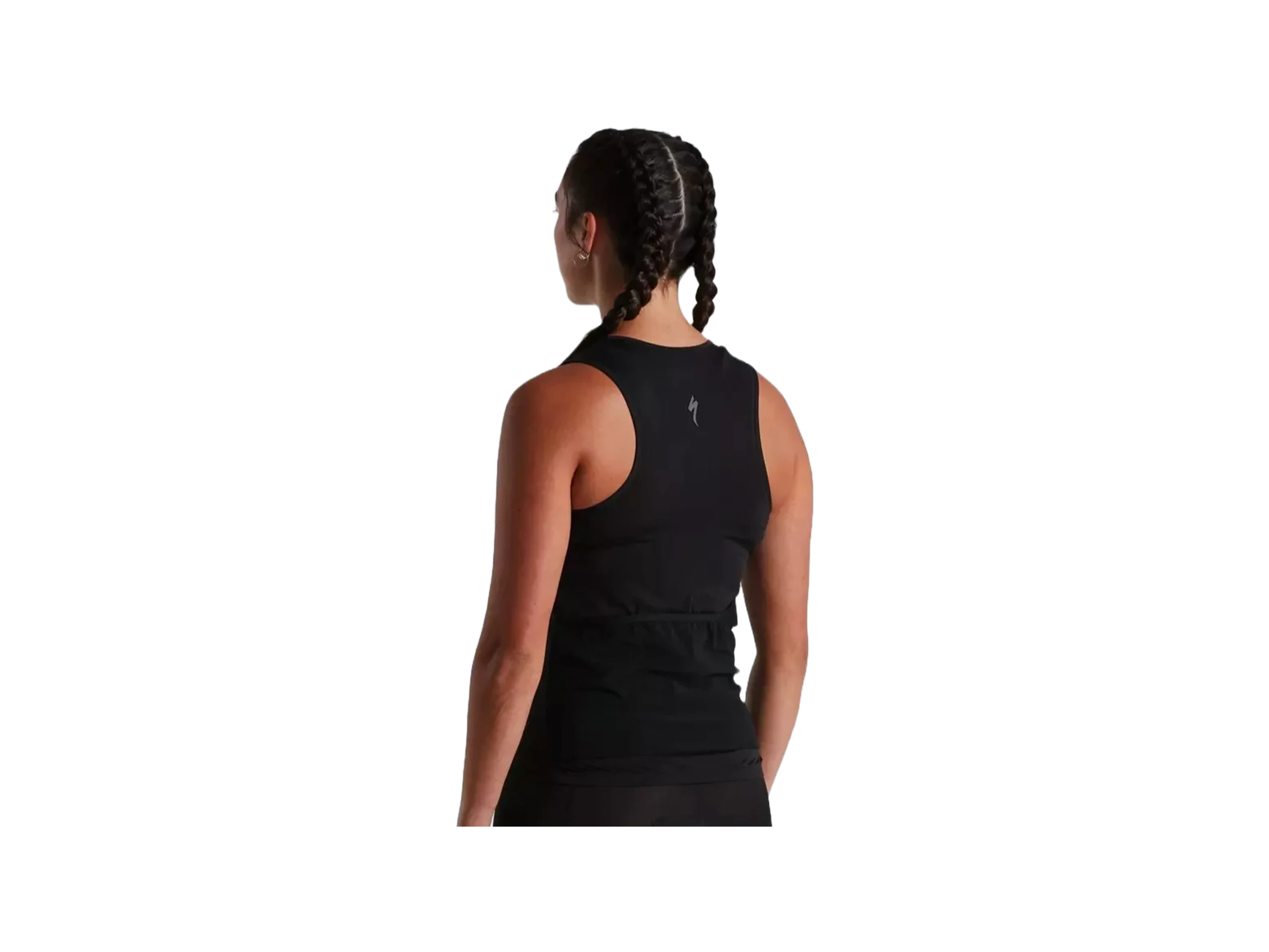 Women's Mountain Liner Vest with SWAT™_Black_Back.webp