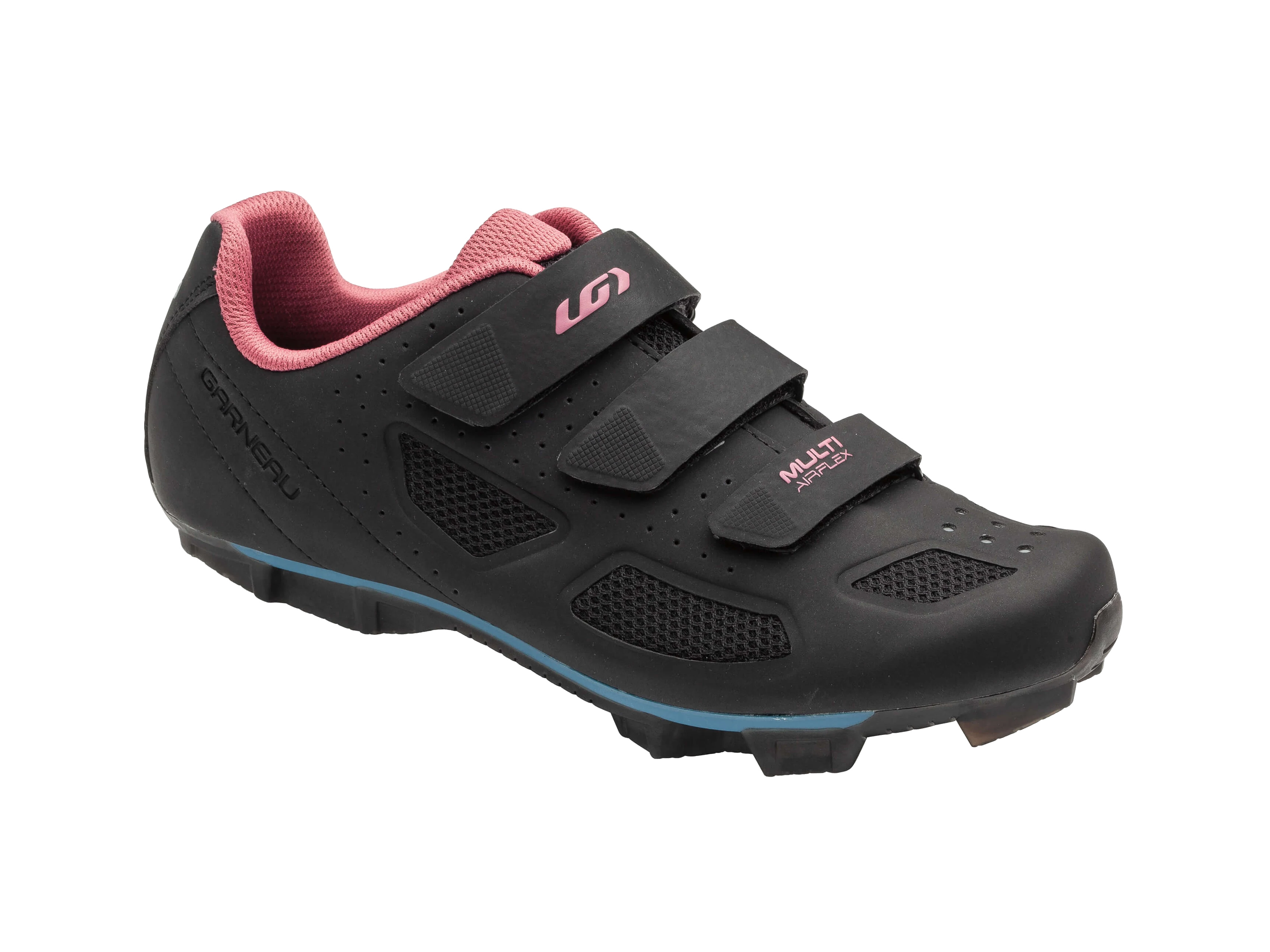 Women's Multi Air Flex Cycling Shoes Mountain_Black Pink_Front.webp