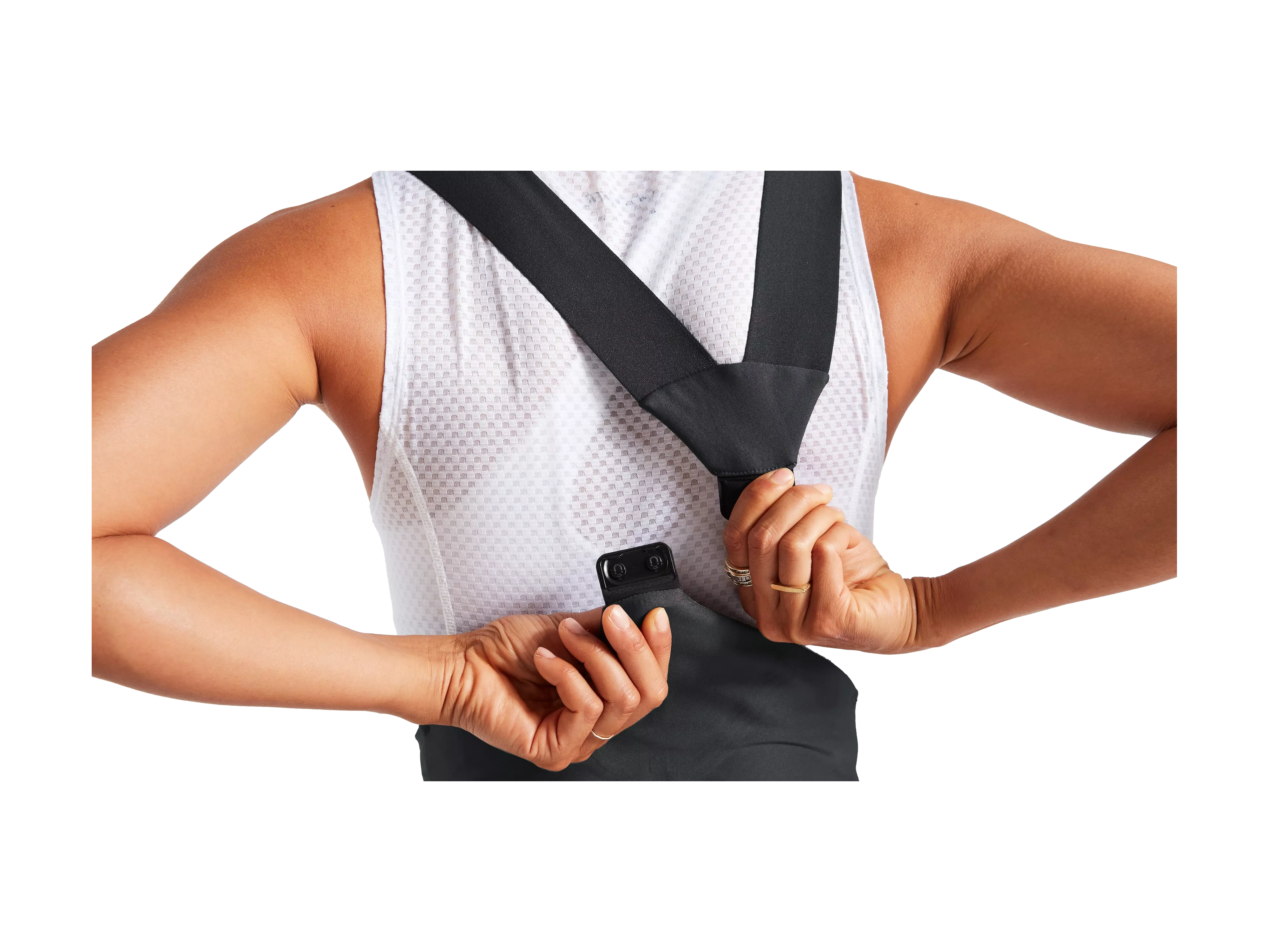 Women's Prime Bib Shorts_Black_Detail2.webp