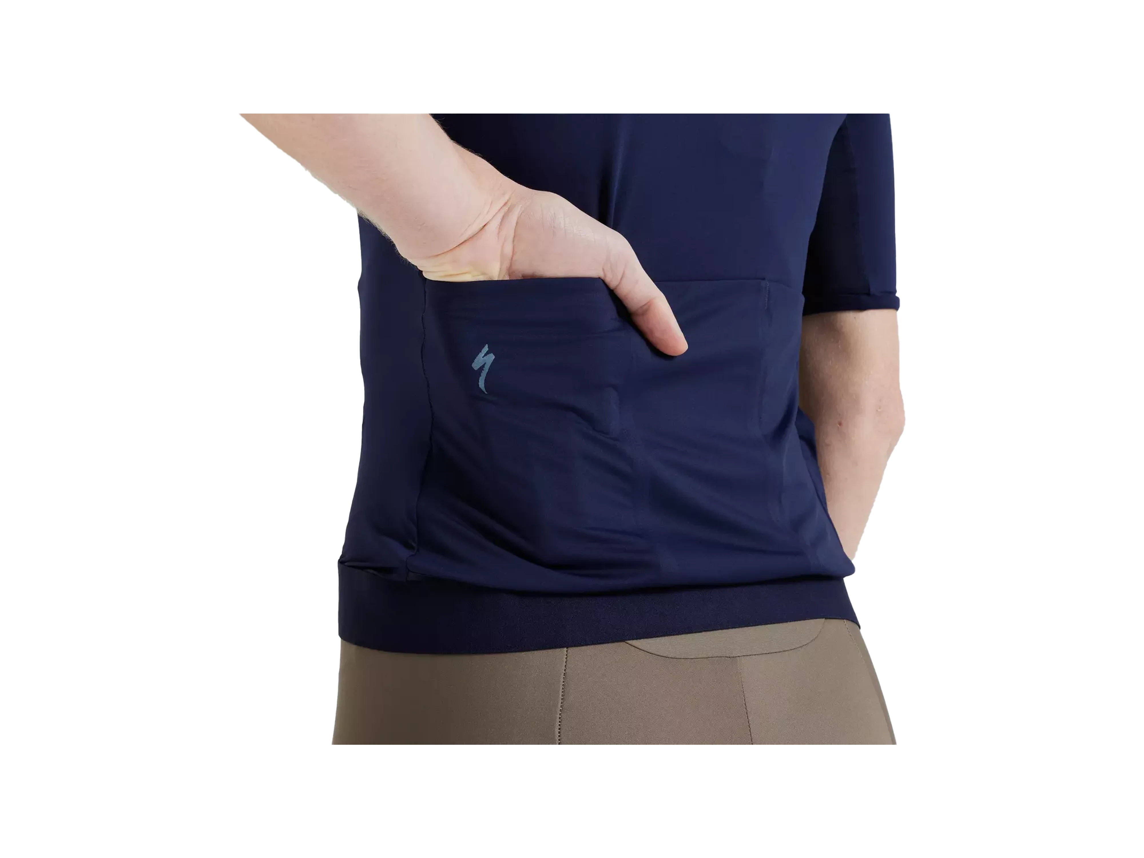 Women's Prime Short Sleeve Jersey_Dark Navy_Detail.webp