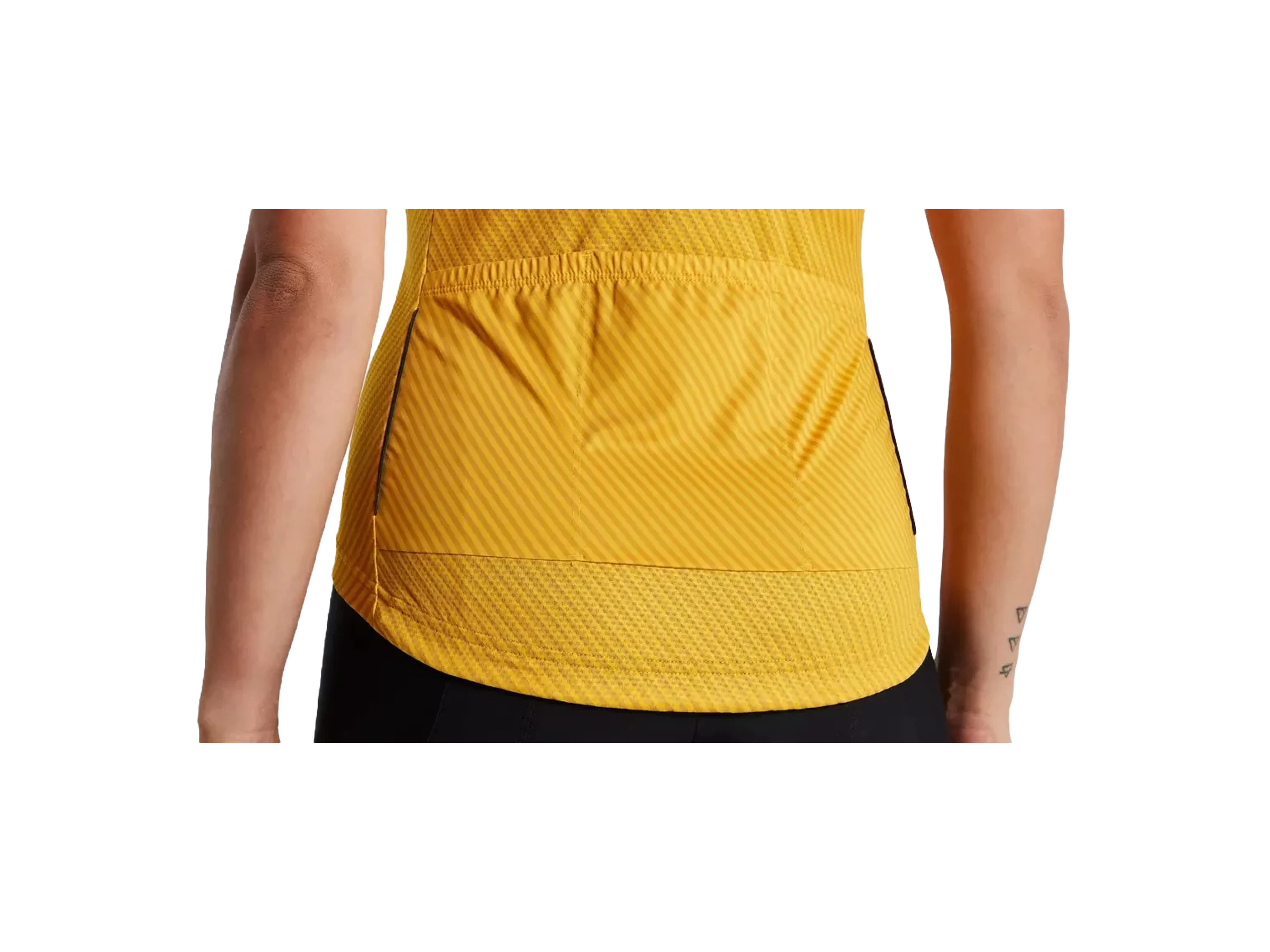 Women's SL Stripe Jersey_Brassy Yellow_Detail2.webp