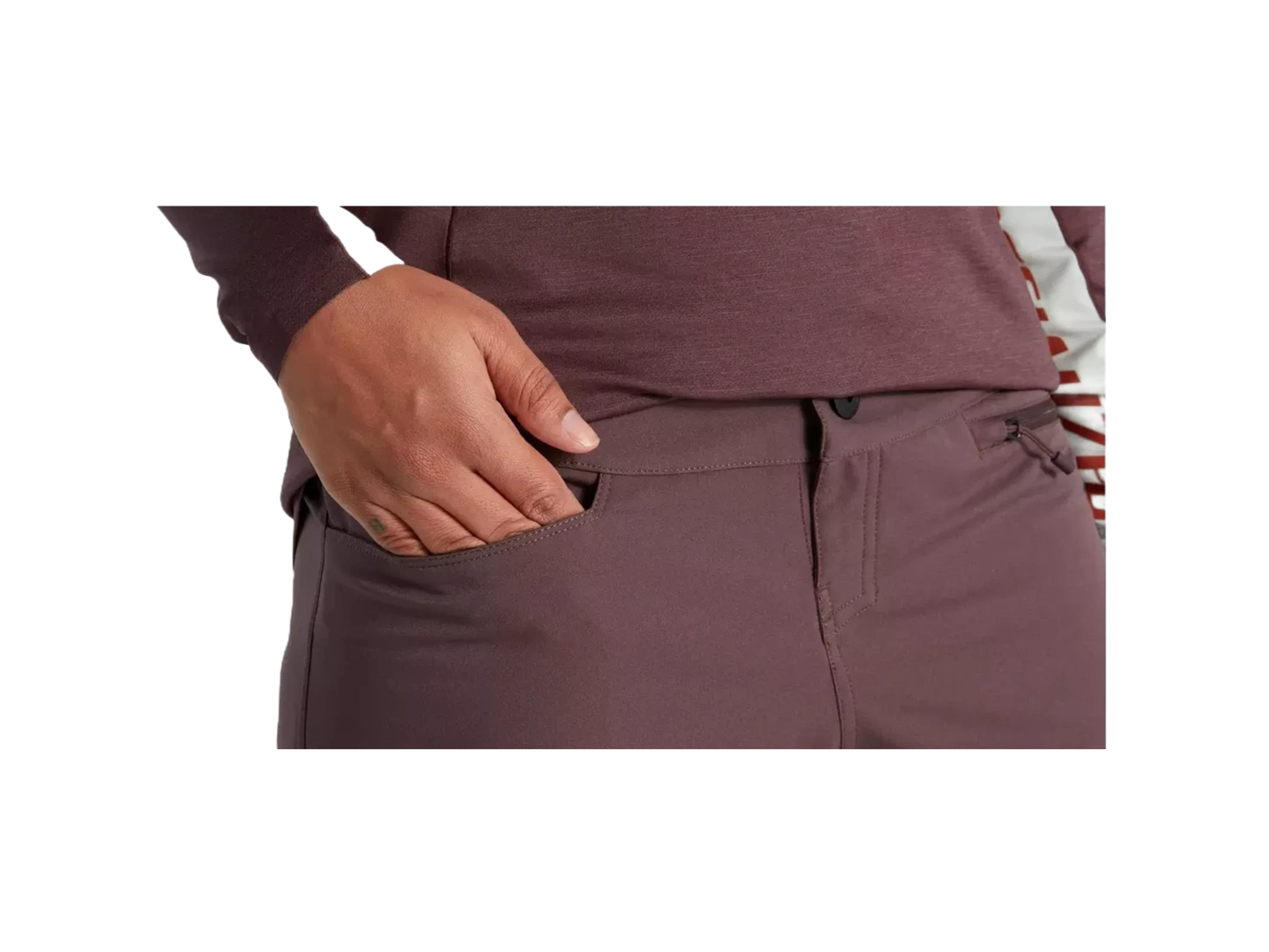 Women's Trail Shorts_Cast Umber_Detail2.webp