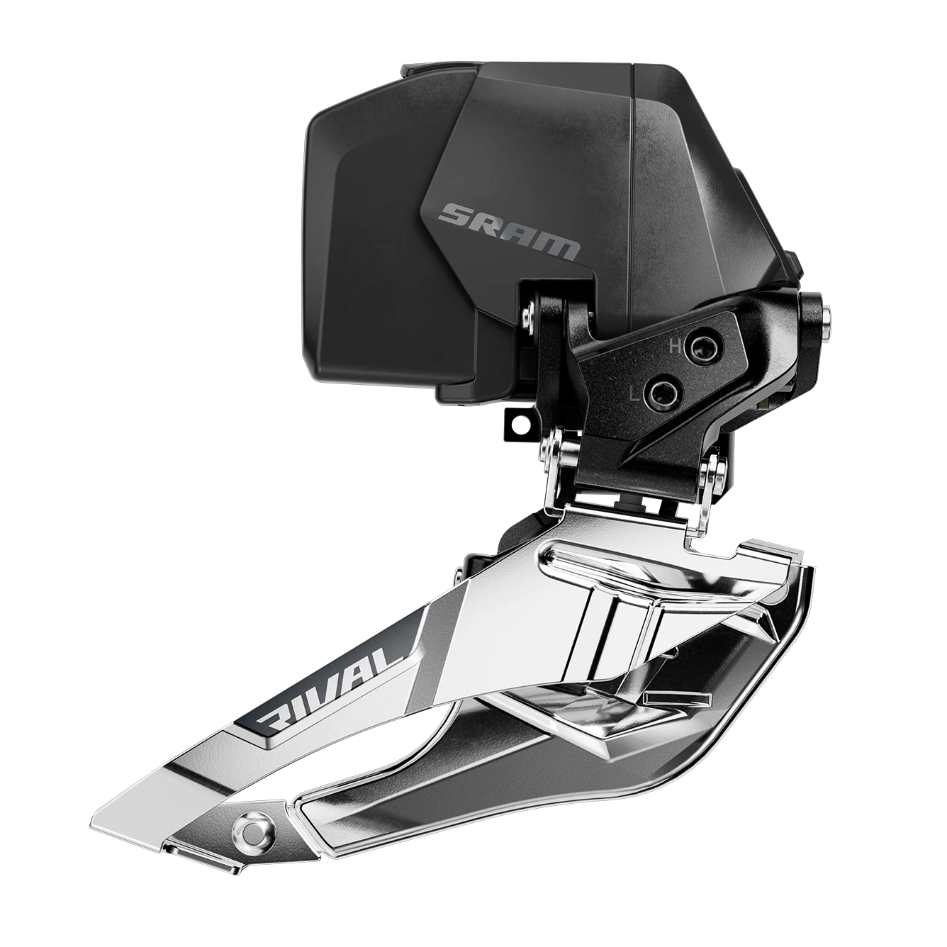 SRAM Rival AXS Front Derailleur - 2x12-Speed, Braze-on, (Battery SRAM Rival AXS Front Derailleur - 2x12-Speed, Braze-on, (Battery
