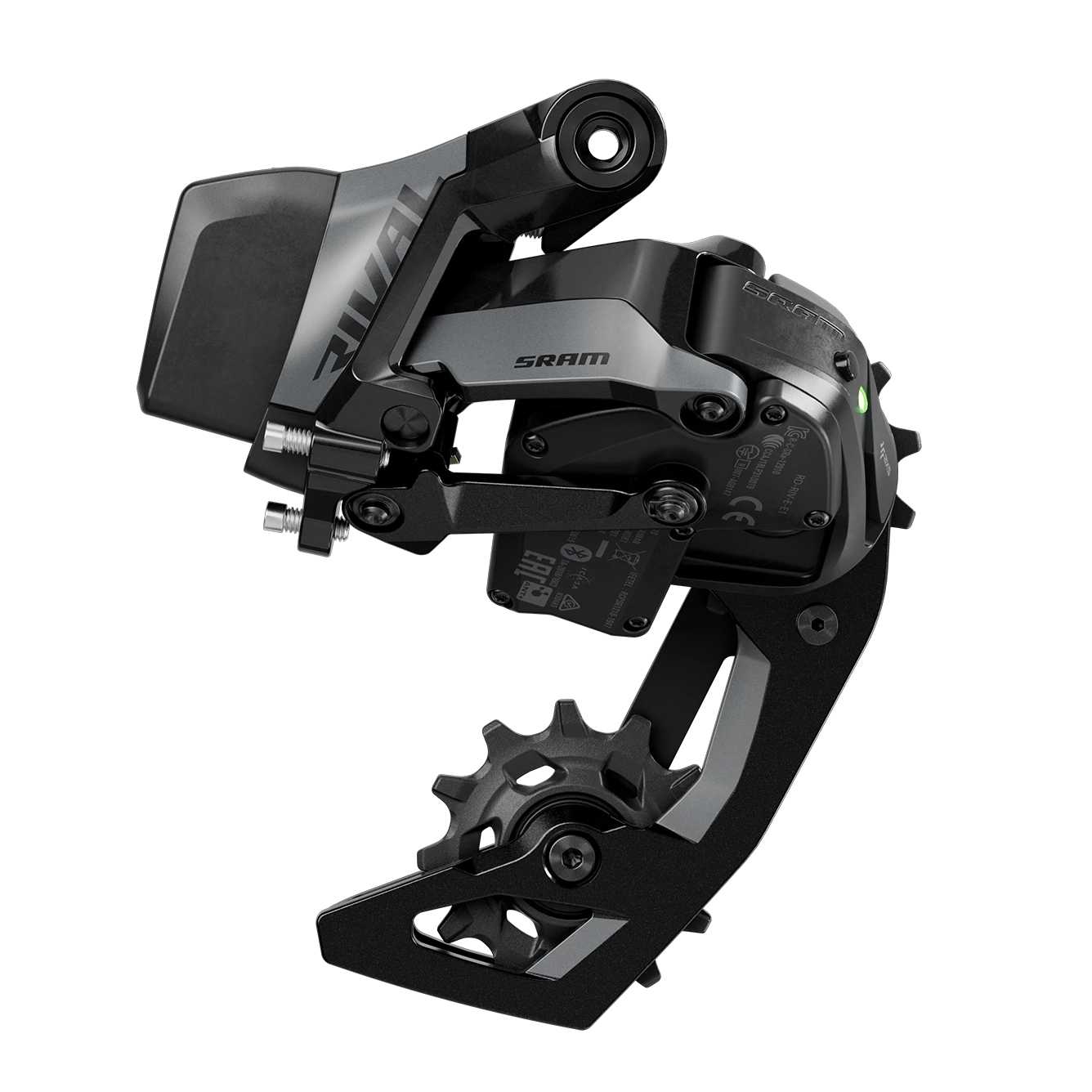 SRAM Rival AXS Rear Derailleur - 12-Speed, 36t Max, (Battery Not Included), Aluminum Cage, Black, E1