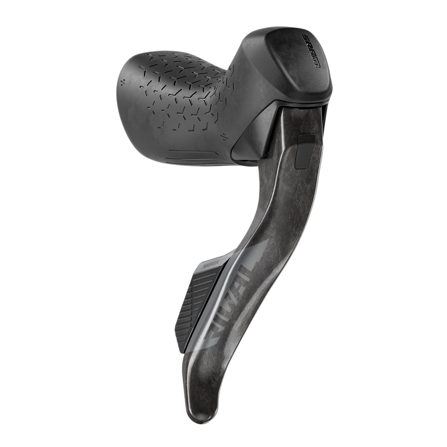 SRAM Rival eTap AXS HRD Shift/Brake Lever and Hydraulic Disc Caliper - Right/Rear, Flat Mount 20mm Offset, 1800mm Hose, Black, E1