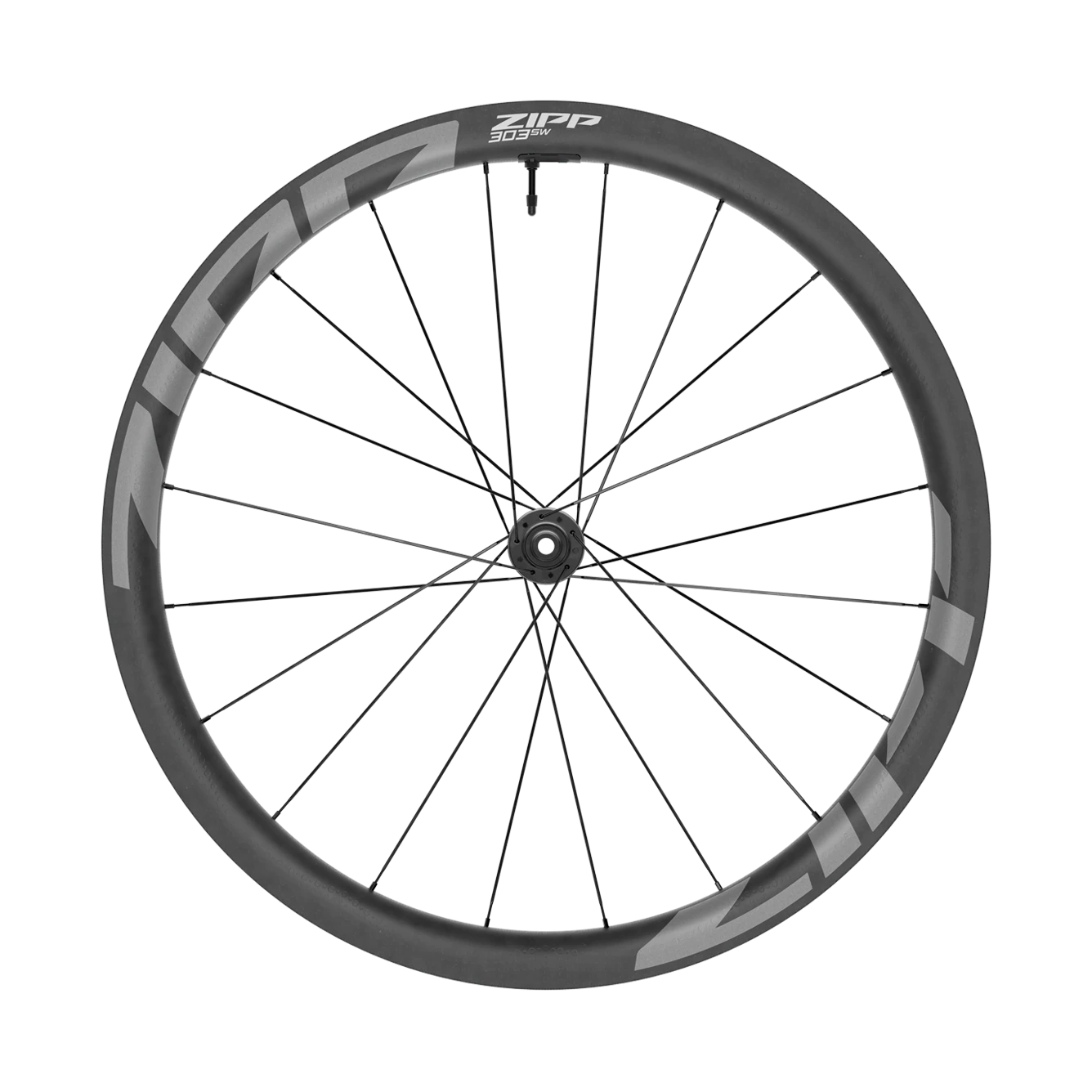 Zipp 303 SW Front Wheel - 700, 12 x 100mm, Center-Lock, Tubeless, Carbon, w/ Wheel Sensor, A1